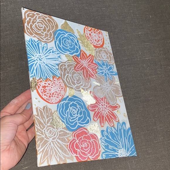 Original Floral Doodle Painting - Picture 3 of 8